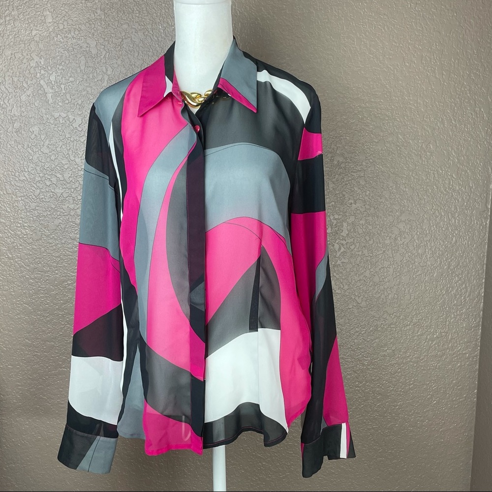 Sheer Bandolino Blouse